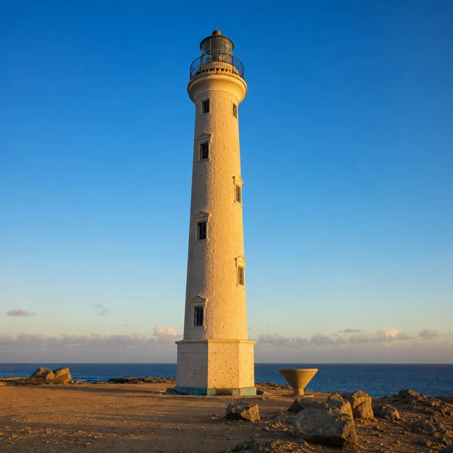 The California Lighthouse on Aruba's north point