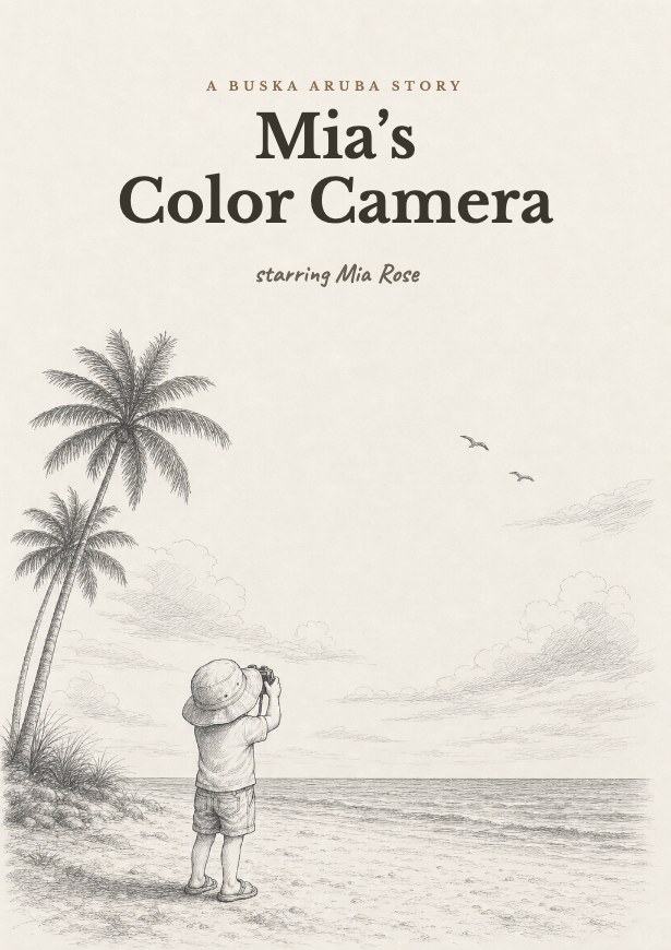 A real Buska book cover: Mia's Color Camera