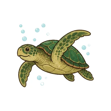 Snorkeling With Sea Turtles, Aruba